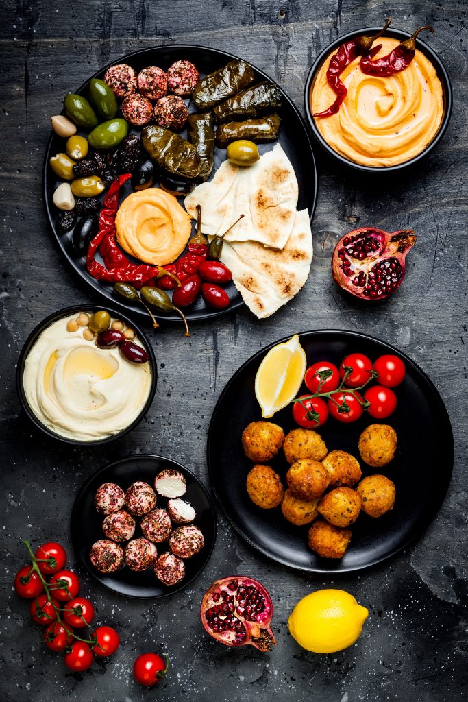 Vorspeise Meze Karotten mit Knoblauchjoghurt Möhren & Selleriemit Knoblauchjoghurt Catering Partyservice Geburtstag türkisch
